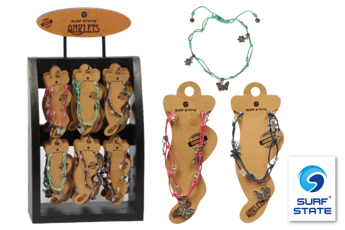 Butterfly & Flower Anklet