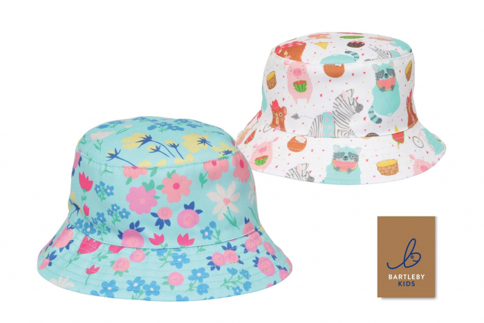 Girls Printed Reversible Hat