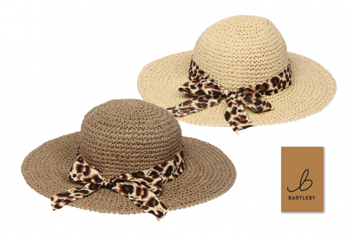 Ladies Crochet Animal Ribbon Hat