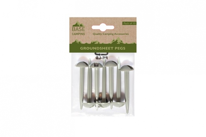 Groundsheet Pegs - 10 Pack 