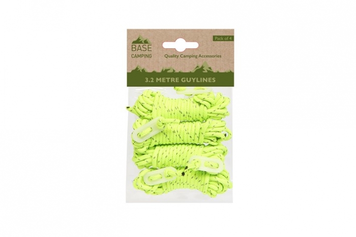 Fluorescent Guy Lines - 4 Pack 