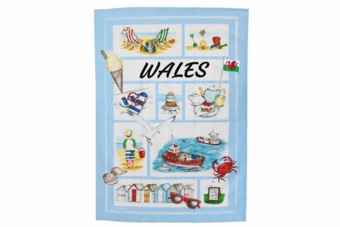 Souvenir Tea Towel - Wales