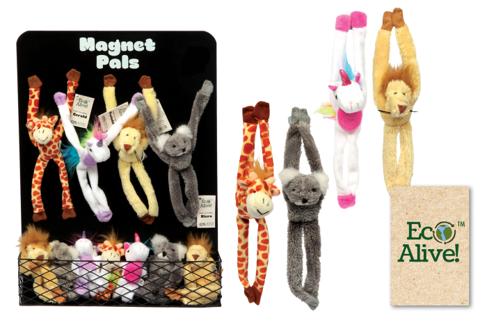 Zoo Animals Magnet Pals - Eco Alive™, Assorted