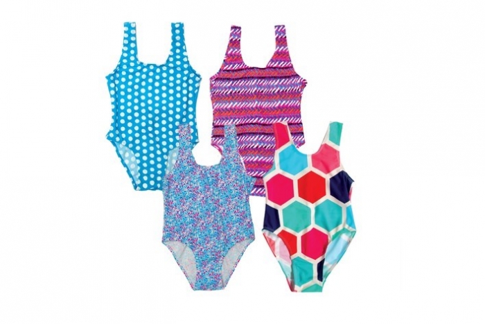 Girls Age 2-7 Years Swimsuit - Assorted