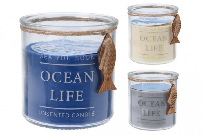 Nautical Candle - Glass Jar