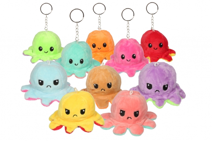 Reversible Soft Octopus Keyring