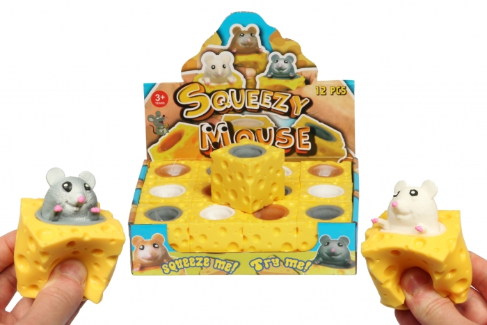 Squeeze & Pop Mouse in Cheese
