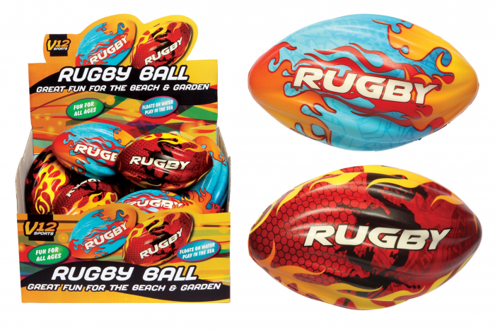 V12 Soft Foam Rugby Ball 