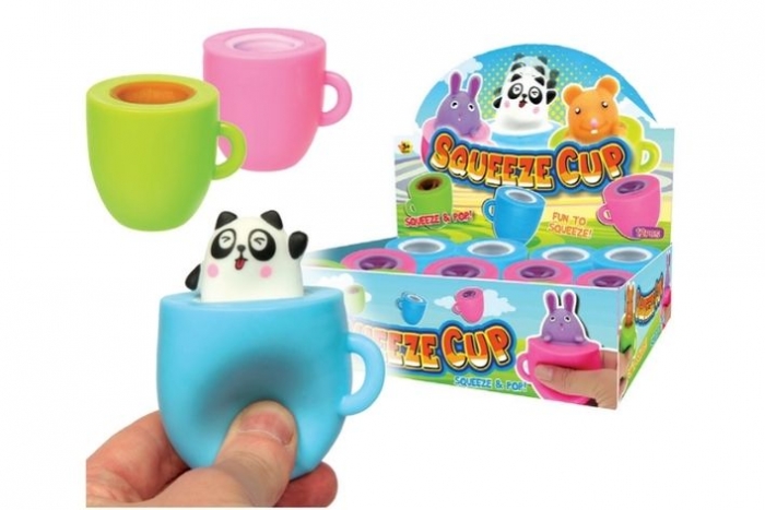 Squeeze & Pop Animal in Cup