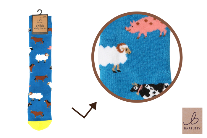 Funky Welly Socks - Farmyard Friends