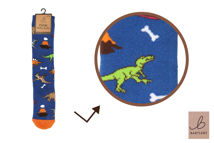 Funky Welly Socks - Little Dinos