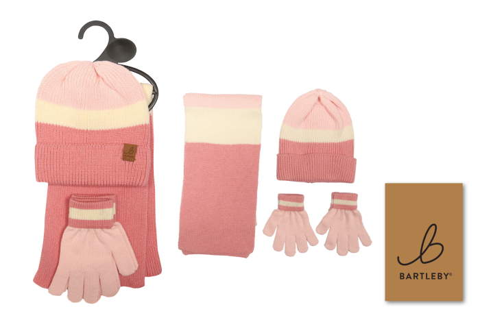 Girls Hat, Gloves & Scarf Set