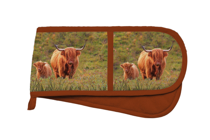 Highland Cow Oven Glove
