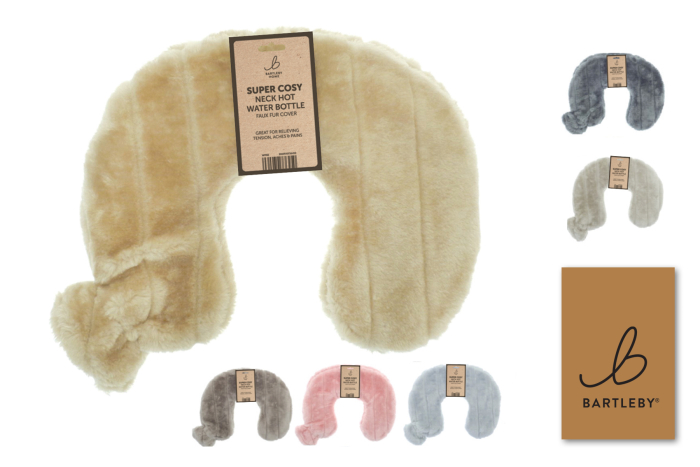 Faux Fur Neck Hot Water Bottle