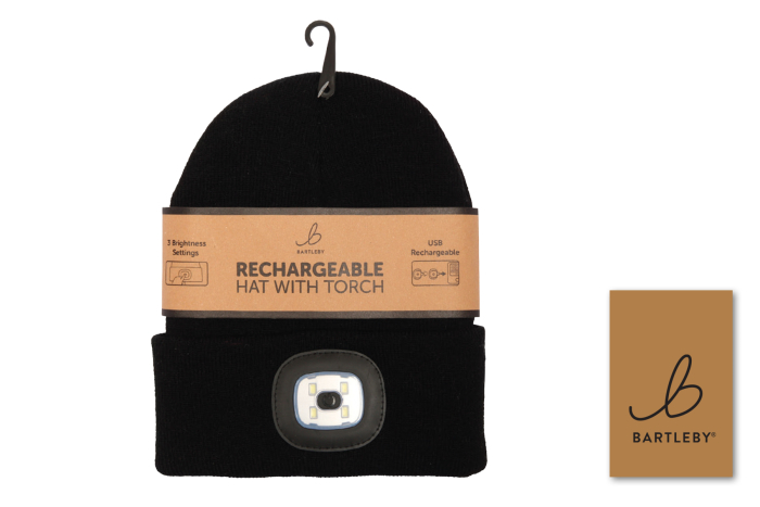 Adult Hat With Rechargeable Light