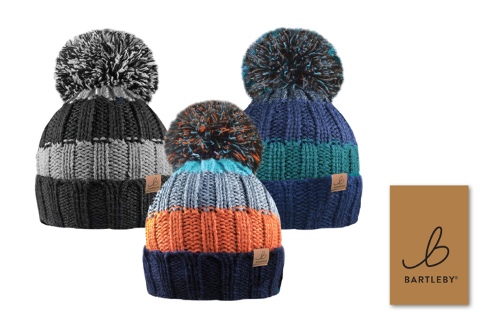 Boys Sherpa Lined Bobble Hat