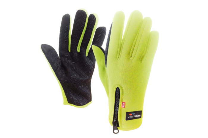 Yellow Adult Sports Gloves