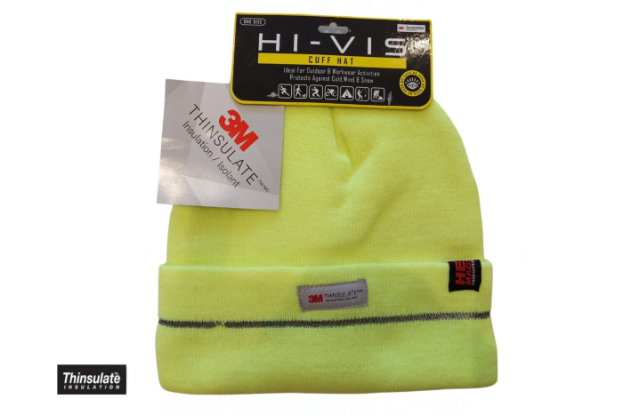 Adult Hi Vis Yellow Hat