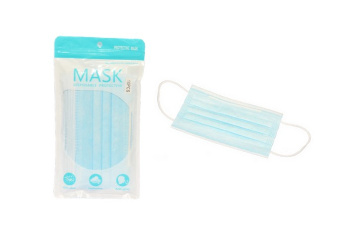 3 Ply Disposable Mask - Pack of 10
