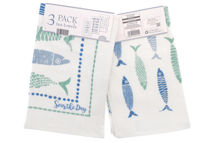 Seas the Day' Tea Towels (3 Pack)