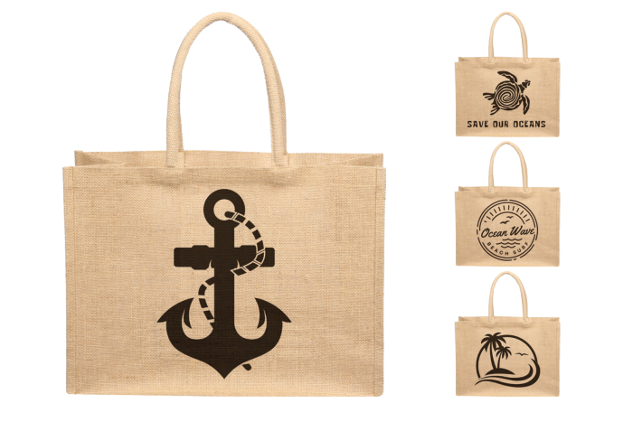 Jute Beach Shopping Bag