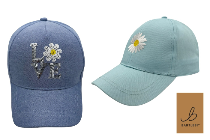 Girls Daisy Baseball Cap