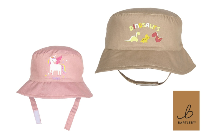 Babies Dino / Unicorn Bucket Hat with Strap