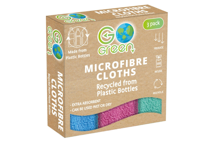Recycled Microfibre Cloths - 3 Pack