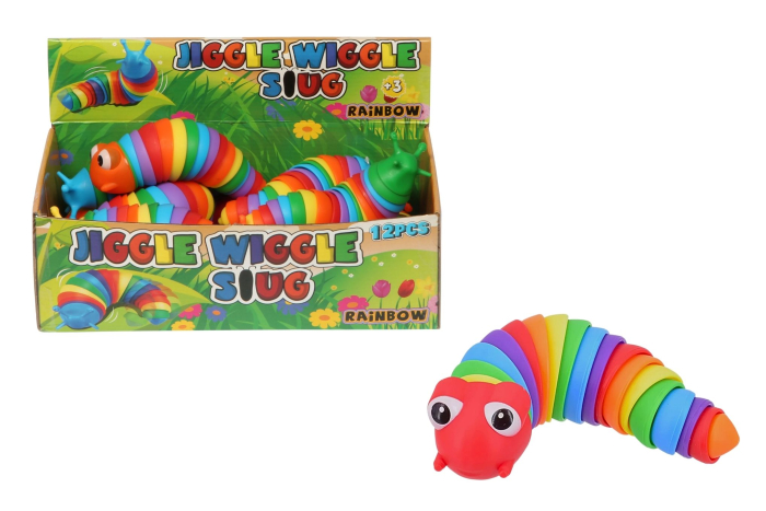 Rainbow Slug Toy - In Display
