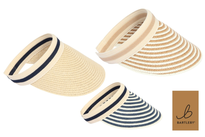 Ladies Straw Sun Visor