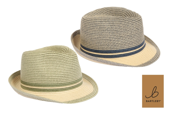 Adult Trilby Hat - Coloured Weave