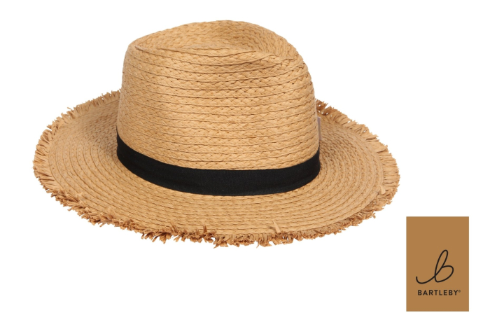 Frayed Brim Adult Fedora Hat