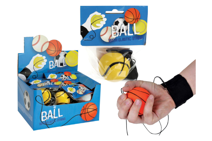 Ball On Elastic - Assorted Prints 