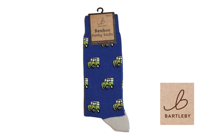 Mens Funky Bamboo Socks - 4x4 Vehicle 