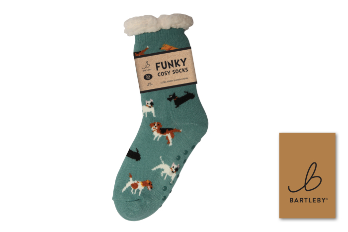 Ladies Sherpa Socks - Doggy Divas