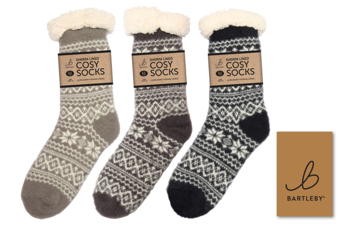 Mens Sherpa Cosy Socks