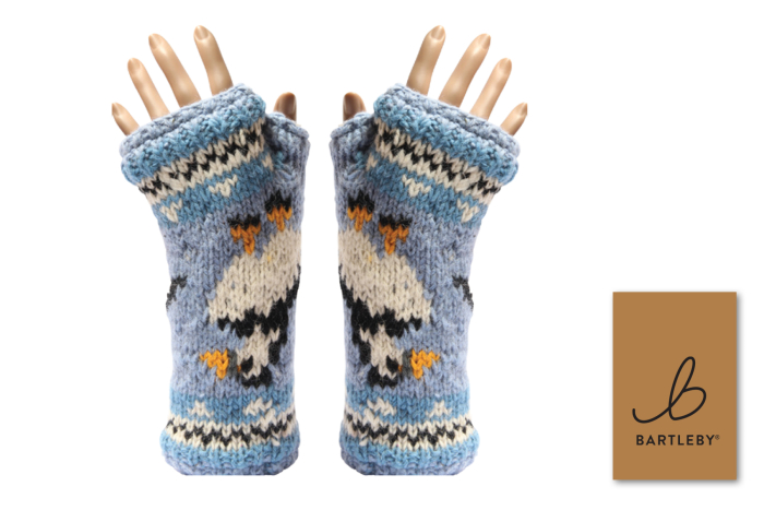 Wool Tube Gloves - Puffin