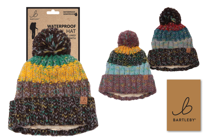 Waterproof Chunky Bobble Hat