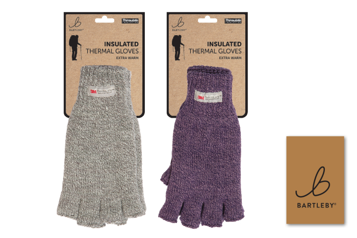 Ladies Thinsulate Fingerless Gloves