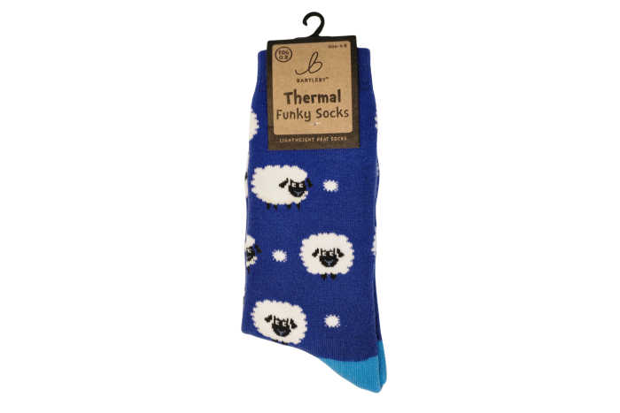 Funky Thermal Socks - Woolly Sheep