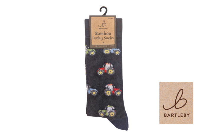 Mens Funky Bamboo Socks - Modern Tractor