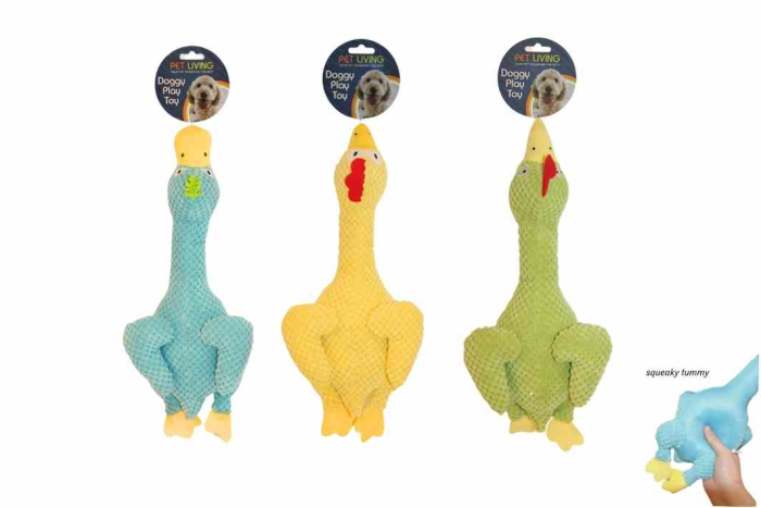 Soft Dog Toy - Squeaky Duck