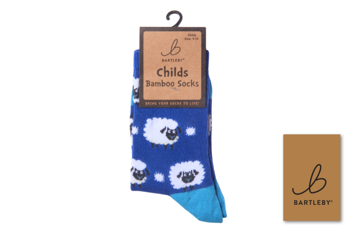 Childs Funky Bamboo Socks - Sheep