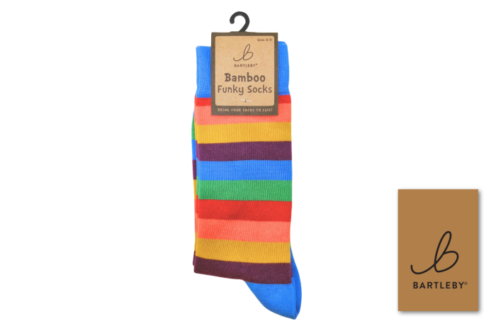 Funky Bamboo Socks - Bold Stripe 