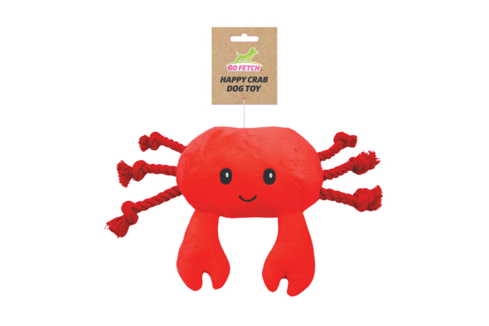 Squeaky Crab Dog Toy