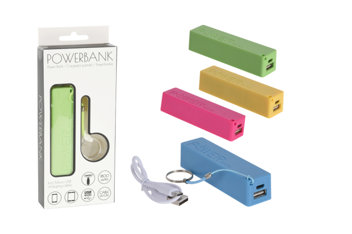 Power bank with Charging Cable, Boxed