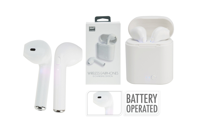 Wireless Earbuds with Case, Boxed