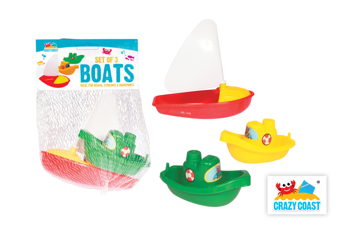 Mini Boats, Set of 3 