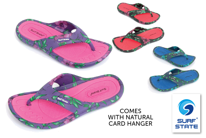 Flip-Flops - Ladies, Lightweight 
