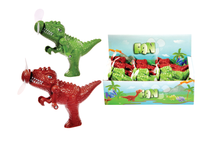 Dino Wind-up Hand Held Fan